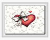 Digital Rectangle Graphic Design VALENTINE - RED HEART WITH BOW - PNG SVG PDF JPEG Farmhouse Country Home VALENTINE'S DAY HOLIDAY Decoupage Sublimation &nbsp;Design Gift Crafters Delight - JAMsCraftCloset