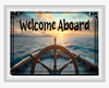 RECTANGLE SHAPED Digital Graphic Design WELCOME ABOARD Sublimation PNG SVG Lake House Sign Farmhouse Country Home Cabin BOAT CABIN CRUISER Wall Art Decor Wreath Gift Crafters Delight - JAMsCraftCloset