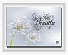 DIGITAL RECTANGLE Graphic Design JUST BREATHE - PNG SVG JPEG PDF Farmhouse Country Cabin POSITIVE SAYING Wall Art Home Decor Gift Crafters Delight - JAMsCraftCloset