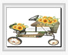 DIGITAL GRAPHIC DESIGN-Country-Floral-Vintage Tractor Sunflowers-Sublimation-Download-Digital Print-Clipart-PNG-SVG-JPEG-Crafters Delight-Digital Art- JAMsCraftCloset