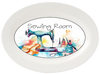 OVAL SHAPED Digital Graphic Design SEWING ROOM Sublimation PNG SVG Lake House Sign Farmhouse Country Home Cabin DOOR ART Decor Wreath Design Gift Crafters Delight - JAMsCraftCloset