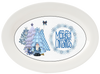 OVAL SHAPED Digital Graphic Design BLUE MERRY CHRISTMAS TREES AND SANTA Sublimation PNG SVG Christmas Decor ake House Sign Farmhouse Country Home Cabin Wall Art Decor Wreath Design Gift Crafters Delight - JAMsCraftCloset