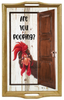 Digital Rectangle Graphic BATHROOM Design SVG-PNG-JPEG Decoupage Sublimation ARE YOU POOPING - ROOSTER - Farm Animal Download Crafters Delight - JAMsCraftCloset