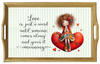 Digital Rectangle Graphic Design VALENTINE - LOVE IS JUST A WORD - PNG SVG PDF JPEG Farmhouse Country Home VALENTINE'S DAY HOLIDAY Decoupage Sublimation &nbsp;Design Gift Crafters Delight - JAMsCraftCloset