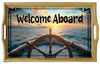 RECTANGLE SHAPED Digital Graphic Design WELCOME ABOARD Sublimation PNG SVG Lake House Sign Farmhouse Country Home Cabin BOAT CABIN CRUISER Wall Art Decor Wreath Gift Crafters Delight - JAMsCraftCloset