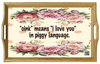 DIGITAL RECTANGLE Graphic Design OINK MEANS I LOVE YOU IN PIGGY LANGUAGE 1 - PNG SVG JPEG PDF Farmhouse Country Cabin ROMANCE Wall Art Home Decor Gift Crafters Delight - JAMsCraftCloset