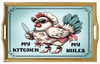 SQUARE Digital Graphic Design MY KITCHEN MY RULES Hen With Knife Sublimation Decoupage PNG SVG Lake House Sign Farmhouse Country Home Cabin KITCHEN Wall Art Decor Wreath Design Gift Crafters Delight HAPPY CRAFTING - JAMsCraftCloset