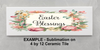 RECTANGLE SHAPED Digital HOLIDAY Graphic Design Made for a DT TRAY-EASTER BLESSINGS Sublimation PNG SVG PDF JPEG Farmhouse Decor Sign Farmhouse Country Home Cabin Bedroom Wall Art Decor Design Gift Crafters Delight {{ JAMsCraftCloset }}