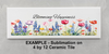 RECTANGLE SHAPED Digital Graphic Design BLOOMING HAPPINESS - TULIPS and BLUE LUPINE - PNG SVG Lake House Sign Farmhouse &nbsp;Country Home Cabin KITCHEN Wall Art Decor Wreath Design Gift Crafters Delight HAPPY CRAFTING - JAMsCraftCloset