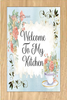 RECTANGLE SHAPED Digital Graphic Design Floral - WELCOME TO MY KITCHEN - PNG SVG Lake House Sign Farmhouse Country Home Cabin KITCHEN Wall Art Decor Chef Gift Crafters Delight - JAMsCraftCloset