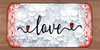 DIGITAL RECTANGLE SHAPED Graphic Design LOVE LACE HEARTS - PNG SVG Lake House Sign Farmhouse Country Home Cabin Wall Art Decor Gift Crafters Delight Valentine HAPPY CRAFTING - JAMsCraftCloset