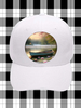 ROUND Digital Graphic Design LONELY BOAT WITH DEER AND FISH Decor Lake Scene With Animals First Home Sublimation Decoupage PNG SVG Country Farmhouse Home Decor Wall Art Shelf Sitter Gift Crafters Delight - JAMsCraftCloset