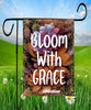 TUMBLER Full Wrap Sublimation Digital Graphic Design Vibrant Floral FROM BUNDLE 2 Faith Design Download BLOOM WITH GRACE SVG-PNG Patio Porch Decor Gift Picnic Crafters Delight- Digital Graphic Design - JAMsCraftCloset