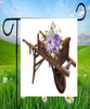 DIGITAL GRAPHIC DESIGN-Country-Floral-VINTAGE WHEELBARROW PURPLE FLOWERS-Sublimation-Download-Digital Print-Clipart-PNG-SVG-JPEG-Crafters Delight-Digital Art - JAMsCraftCloset