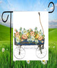 DIGITAL GRAPHIC DESIGN-Country-Floral-Vintage Wagon 4 Lightening Coaster Spring Floral-Sublimation-Download-Digital Print-Clipart-PNG-SVG-JPEG-Crafters Delight-Digital Art- JAMsCraftCloset