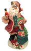 African American Ethnic Santa With Toys Wooden Vintage Holiday Decoration Christmas Decor Gift Idea - JAMsCraftCloset