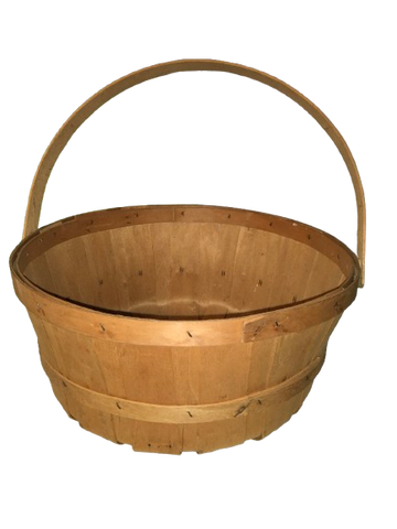 Basket Gathering Large Half Bushel With Handle Vintage Natural Woven Collectible Rare Gift Idea Basket Collector Country Decor Home Decor Gift Storage Centerpiece Table Decor Kitchen Decor Bathroom Decor - JAMsCraftCloset