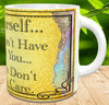 MUG Coffee Full Wrap Sublimation Funny Digital Graphic Design Download BE YOURSELF SVG-PNG Crafters Delight - Digital Graphic Design - JAMsCraftCloset