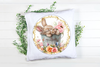 ROUND Digital Graphic Design EASTER BUNNY IN PAIL Sublimation Decoupage PNG SVG Country Farmhouse Sign Bedroom Child's Room Wall Art Decor Wreath Design Gift Crafters Delight HAPPY CRAFTING {{ JAMsCraftCloset }}