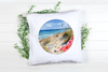 DIGITAL ROUND Graphic Design - HAPPIEST BY THE SEA - Beach Coastal Decor Wedding Gift HOME DECOR Sublimation Decoupage PNG SVG PDF JPEG Wall Art Shelf Sitter Gift Crafters Delight - JAMsCraftCloset