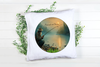 ROUND Digital Graphic Design FISHERMEN - TRANQUIL AND SERENE MAN FISHING Decor Lake Scene With Animals First Home Sublimation Decoupage PNG SVG Country Farmhouse Home Decor Wall Art Shelf Sitter Gift Crafters Delight - JAMsCraftCloset