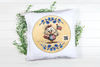 DIGITAL ROUND Graphic Design PATRIOTIC 4th OF JULY CHICK WITH FLAG - PNG-JPEG-PDF-SVG-Decoupage-Sublimation Design Graphic Country Farmhouse Home Decor HOLIDAY Decor Gift Crafters Delight - JAMsCraftCloset