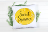 OVAL SHAPED Digital Graphic Design BOLD YELLOW SWEET SUMMER Sublimation Decoupage PNG SVG House Sign Farmhouse Country Home Cabin Wall Art Decor Wreath Design Gift Crafters Delight - JAMsCraftCloset