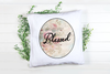 ROUND Digital Graphic Design BLESSED Sublimation PNG SVG Country Farmhouse Sign Bedroom Child's Room Wall Art Decor Wreath Design Love Gift Crafters Delight HAPPY CRAFTING {{ JAMsCraftCloset }}