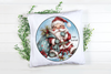 ROUND Digital Graphic Design SANTA - JUST RESTING - &nbsp;CHRISTMAS DESIGN PNG-JPEG-PDF-SVG-Decoupage-Sublimation Design Graphic Country Farmhouse Home Decor HOLIDAY Decor Gift Crafters Delight - JAMsCraftCloset