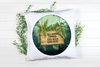 ROUND Digital Graphic Design ALL GOOD THINGS ARE WILD AND FREE Wedding Gift First Home Sublimation Decoupage PNG SVG Country Farmhouse Home Decor Wall Art Shelf Sitter Gift Crafters Delight - JAMsCraftCloset