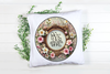 ROUND Digital Graphic Design - LOVE MAKES A HOUSE A HOME - Wedding Gift HOME DECOR Sublimation Decoupage PNG SVG PDF JPEG Country Farmhouse Wall Art Shelf Sitter Gift Crafters Delight - JAMsCraftCloset