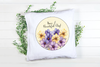 ROUND Digital Graphic Design HAVE A BEAUTIFUL DAY 2 Purple Yellow Floral YELLOW Background Wedding Gift First Home Sublimation Decoupage PNG SVG Country Farmhouse Home Decor Wall Art Shelf Sitter Gift Crafters Delight - JAMsCraftCloset