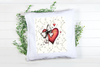 Digital Rectangle Graphic Design VALENTINE - RED HEART WITH BOW - PNG SVG PDF JPEG Farmhouse Country Home VALENTINE'S DAY HOLIDAY Decoupage Sublimation &nbsp;Design Gift Crafters Delight - JAMsCraftCloset