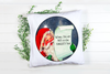 ROUND Digital Graphic Design SANTA - YOU ARE NOT ON THE NAUGHTY LIST - CHRISTMAS DESIGN PNG-JPEG-PDF-SVG-Decoupage-Sublimation Design Graphic Country Farmhouse Home Decor HOLIDAY Decor Gift Crafters Delight - JAMsCraftCloset