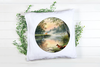 ROUND Digital Graphic Design HUNTERS AND FISHERMENS DELIGHT Lake Scene With Animals First Home Sublimation Decoupage PNG SVG Country Farmhouse Home Decor Wall Art Shelf Sitter Gift Crafters Delight - JAMsCraftCloset