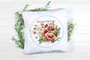 ROUND Digital Graphic Design BLOOMING HAPPINESS - POPPIES Wedding Gift First Home Sublimation PNG SVG Country Farmhouse Home Decor Wall Art Gift Crafters Delight - JAMsCraftCloset