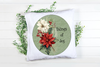 ROUND Digital Graphic Design Poinsettia Tidings Of Joy - CHRISTMAS DESIGN PNG-JPEG-PDF-SVG-Decoupage-Sublimation Design Graphic Country Farmhouse Home Decor HOLIDAY Decor Gift Crafters Delight - JAMsCraftCloset