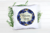 ROUND Digital Graphic Design BLUE POPPIES - WELCOME HOME Wedding Gift First Home Sublimation PNG SVG Country Farmhouse Home Decor Sign Wall Art Gift Crafters Delight - JAMsCraftCloset