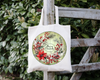 ROUND Digital Graphic Design MERRY CHRISTMAS 1 - &nbsp;Gift First Home Sublimation Decoupage PNG SVG Country Farmhouse Home Decor HOLIDAY Wall Art or Shelf Sitter Decor Gift Crafters Delight - JAMsCraftCloset