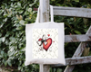Digital Rectangle Graphic Design VALENTINE - RED HEART WITH BOW - PNG SVG PDF JPEG Farmhouse Country Home VALENTINE'S DAY HOLIDAY Decoupage Sublimation &nbsp;Design Gift Crafters Delight - JAMsCraftCloset