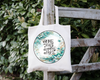 ROUND Digital Graphic Design - HOME IS MY HAPPY PLACE - Wedding Gift HOME DECOR Sublimation Decoupage PNG SVG PDF JPEG Country Farmhouse Wall Art Shelf Sitter Gift Crafters Delight - JAMsCraftCloset