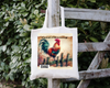 DIGITAL RECTANGLE Graphic Design GOOD MORNING ROOSTER - PNG SVG Lake House Sign Farmhouse Country Home Cabin Wall Art Shelf Sitter Decor Gift Crafters Delight {{ JAMsCraftCloset }}