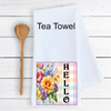 SQUARE Digital Graphic Design SPRING FLORAL - HELLO Sublimation PNG SVG Lake House Sign Farmhouse Country Home Cabin KITCHEN Wall Art Decor Wreath Design Gift Crafters Delight HAPPY CRAFTING - JAMsCraftCloset