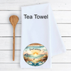 ROUND Digital Graphic Design GOOD MORNING Beach Scene Wedding Gift First Home Sublimation Decoupage PNG SVG Country Farmhouse Home Kitchen Coffee Bar Decor Decor Bathroom Wall Art Shelf Sitter Gift Crafters Delight - JAMsCraftCloset