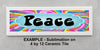 MUG Coffee Full Wrap Sublimation Digital Graphic Design Download PEACE 2 SVG-PNG Kitchen Decor Gift Crafters Delight - Digital Graphic Design - JAMsCraftCloset