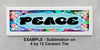 MUG Coffee Full Wrap Sublimation Digital Graphic Design Download PEACE 3 SVG-PNG Kitchen Decor Gift Crafters Delight - Digital Graphic Design - JAMsCraftCloset