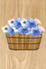 DIGITAL GRAPHIC DESIGN-Country-Floral-Vintage WASHTUB Pink Blue Flowers-Sublimation-Download-Digital Print-Clipart-PNG-SVG-JPEG-Crafters Delight-Digital Art - JAMsCraftCloset