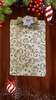 Clipboard Legal Size Vintage Upcycled Handcrafted Christmas Design CHRISTMAS GOLD SWIRLS AND SAYINGS Design Gift Idea Unique {{ JAMsCraftCloset }}