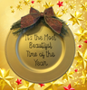 Dollar Tree Plastic GOLD CHARGER PLATE Christmas Holiday Wall Art IT'S THE MOST BEAUTIFUL TIME OF THE YEAR Handmade Gift Idea Crafters Delight - JAMsCraftCloset