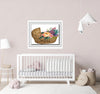 DIGITAL GRAPHIC DESIGN-Country-Vintage BABY BASKET Purple Peach Floral-Sublimation-Download-Digital Print-Clipart-PNG-SVG-JPEG-Crafters Delight-Baby Gift-Digital Art - JAMsCraftCloset